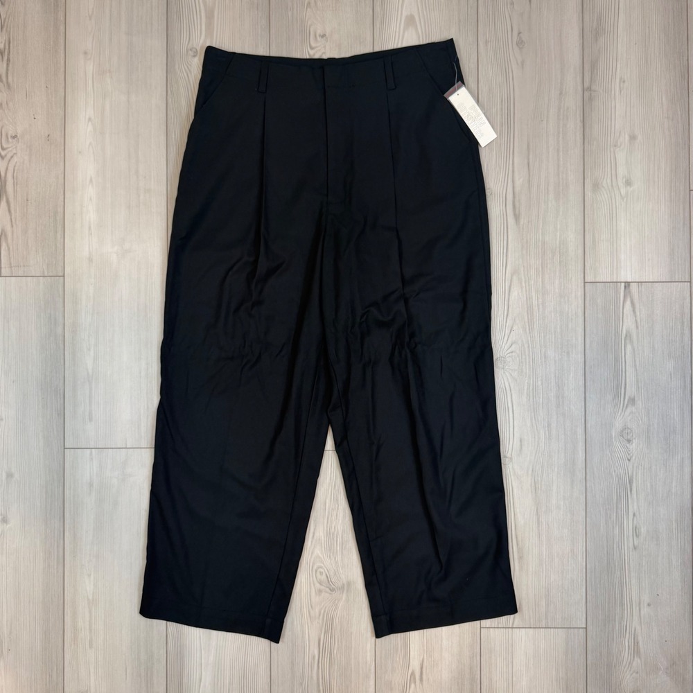 Standard‎ Cloth Black Pleated Wide Leg Trousers Pants Women Size 36 NWT Urban
